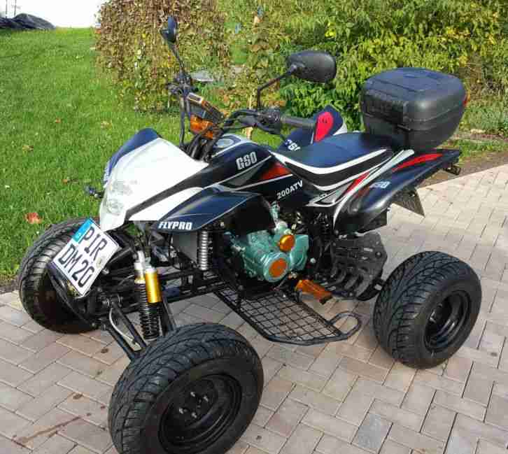 Quad Bashan 200S 7, mit zusätzlichem Schneefahrwerk