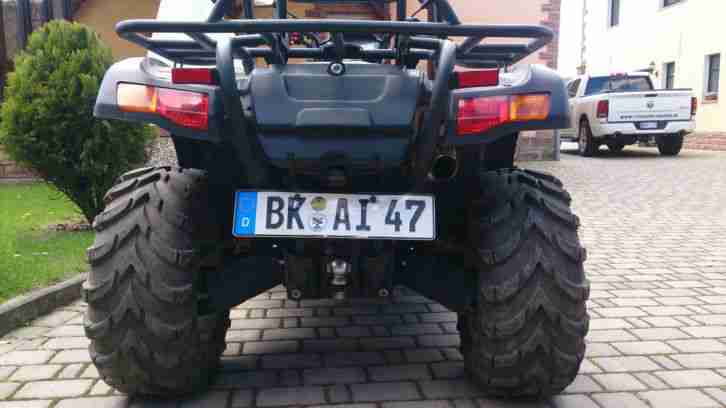 Quad CF Moto 500 Explorer , Edelstahl Sportauspuffanlage