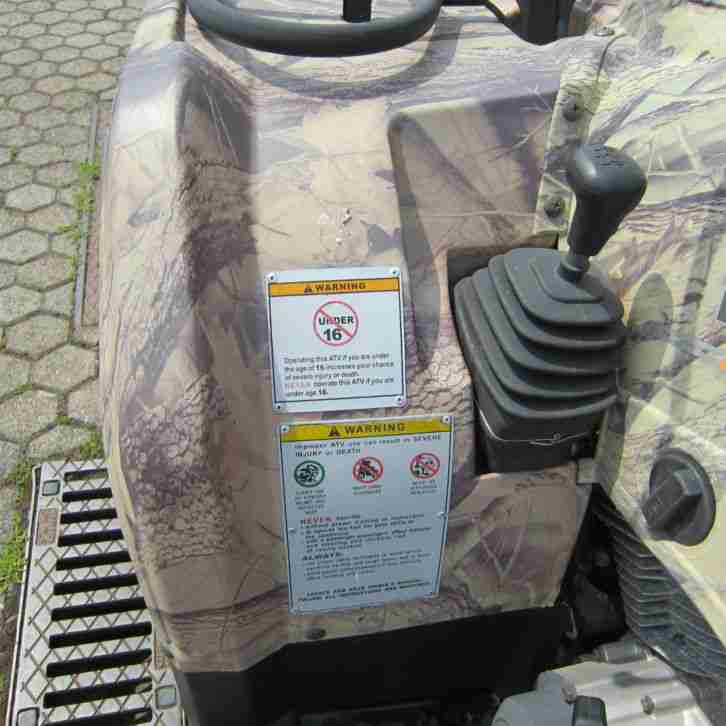 Quad HSNU HS400 ATV Chongqing Huasong 17 PS Hubraum 387