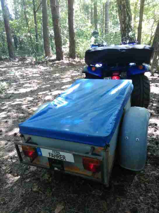 Quad KYMCO MXER 50 mit Anhänger