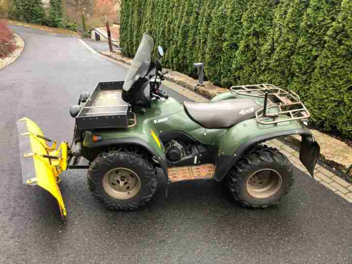 Quad Kawasaki KVF 700 4x4 m. Schneeschild & Seilwinde LOF AHK