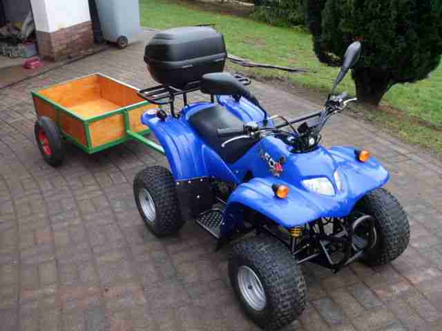 Quad , Kinderquad , Adly ATV 50 mit Anhänger und Koffer