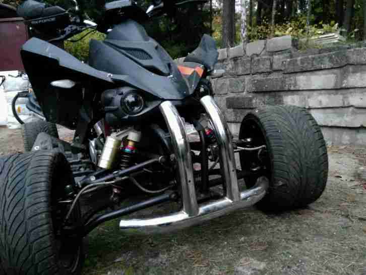 Quad Racequad Strassenquad mit vielen Ersatzteilen