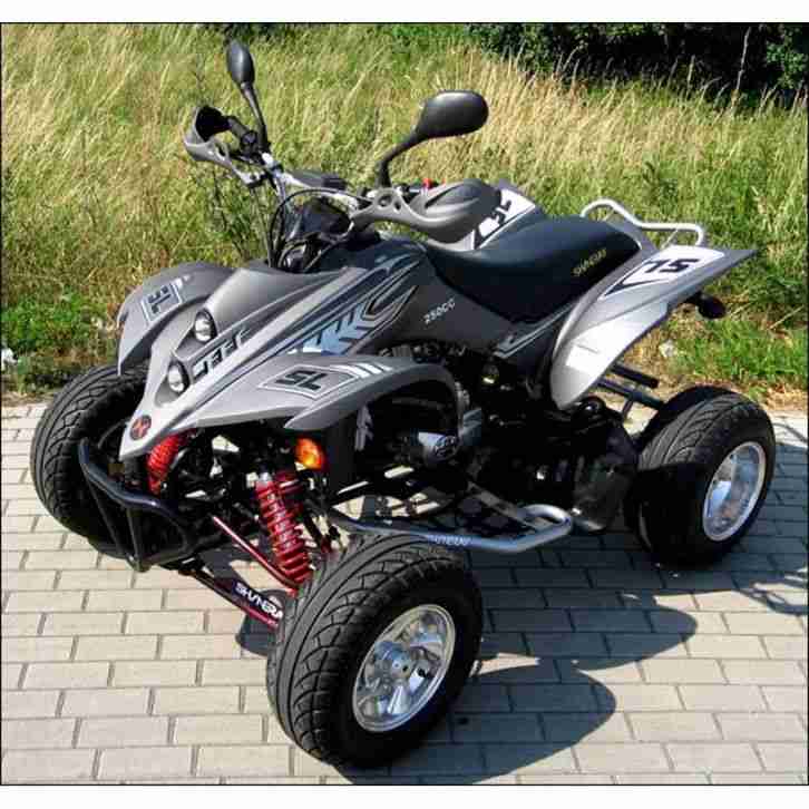 Quad Shineray 250cc STIXE Grau Carbon mit