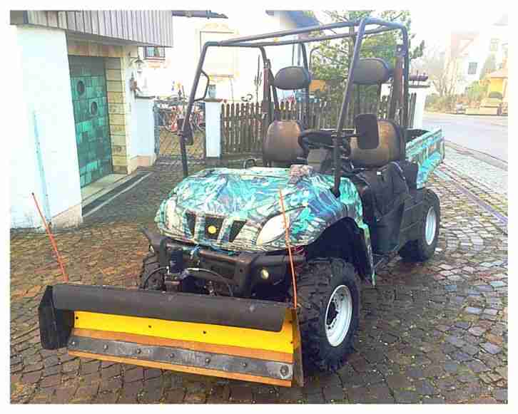 ?Quad UTV ATV CUV Pritsche Pickup Schneeräumer Side-by-Side Kipper Transporter 4
