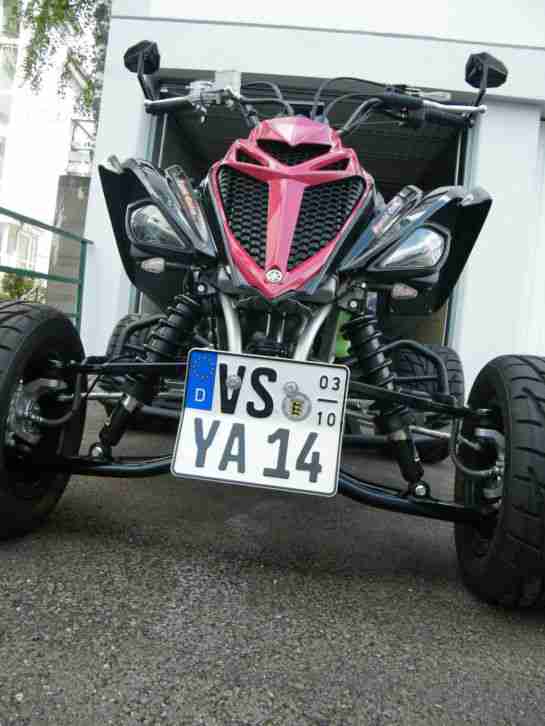 Quad YAMAHA Raptor 700R Special Edition 2014 schwarz & rot mit 34KW & 686 ccm