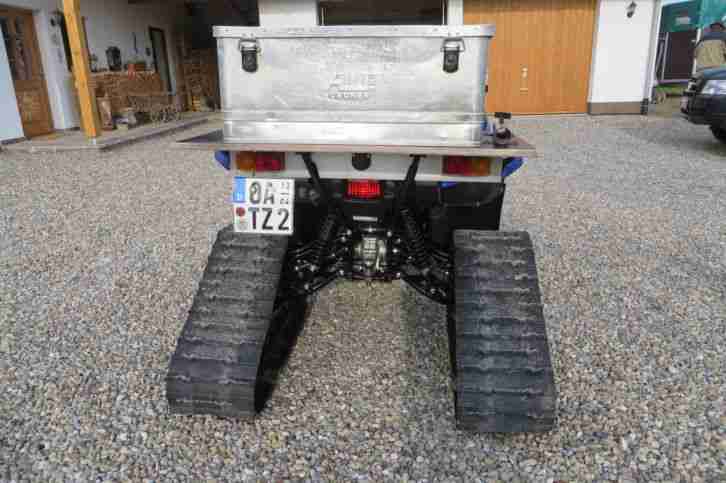 Quad Yamaha Grizzly 700, mit Raupen und neuen Rädern, Allgäu, Bayern