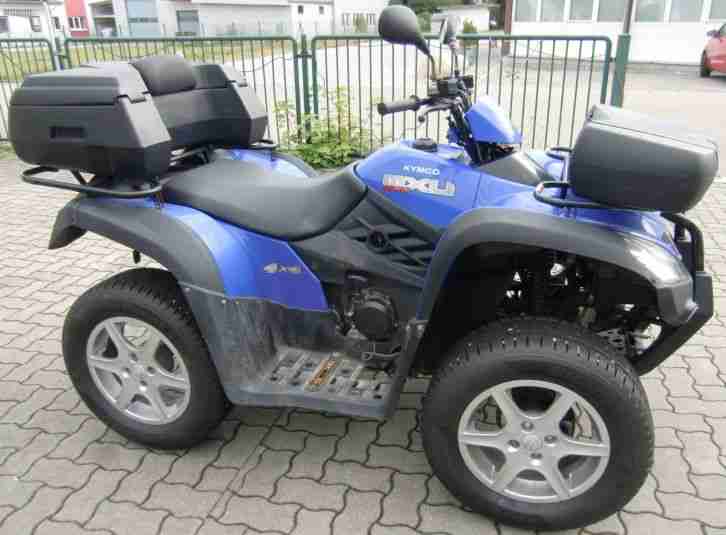 Quad gebraucht Kymco MXU 500 blau Erstzul. 2012 TÜV neu