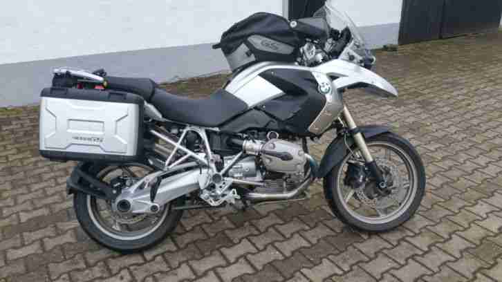 R1200GS 42545km, Koffer und Tankrucksack,