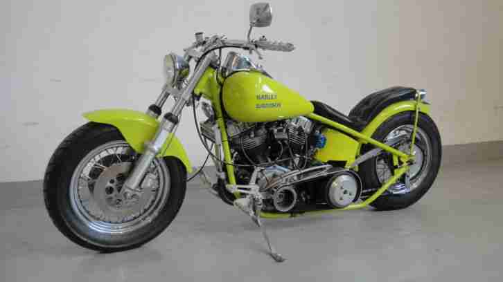 RARITÄT 1956 HARLEY DAVIDSON PANHEAD STARRAHMEN CUSTOM BIKE MOTORRAD CHOPPER