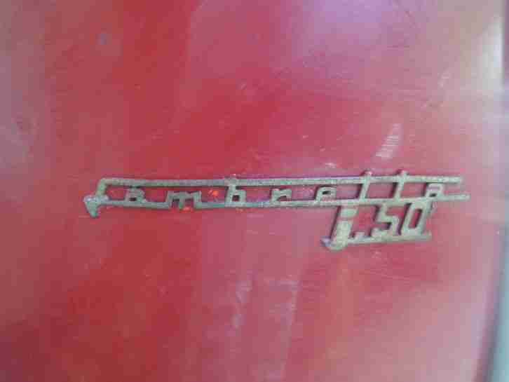 RARITÄT LAMBRETTA ROLLER 50 ccm TYP J 50 Bj. 1968 LÄUFT IM ORIGINAL ZUSTAND