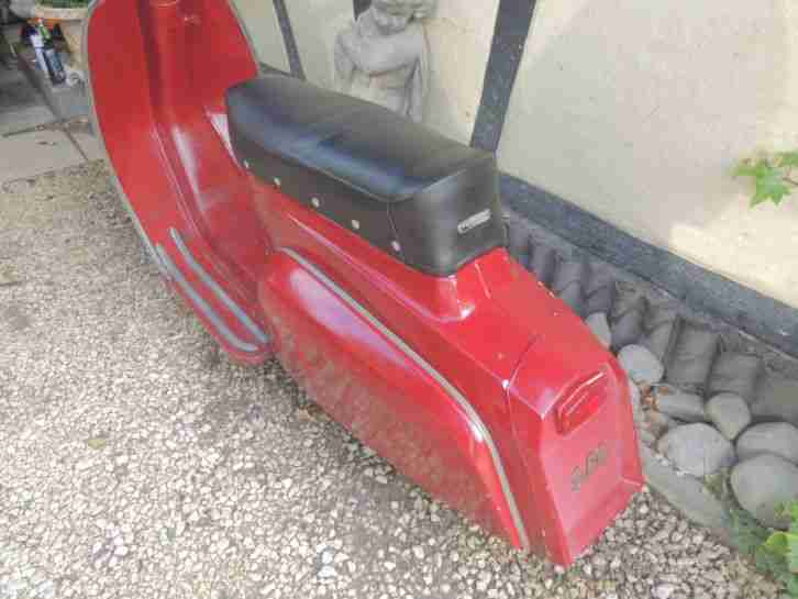 RARITÄT LAMBRETTA ROLLER 50 ccm TYP J 50 Bj. 1968 LÄUFT IM ORIGINAL ZUSTAND