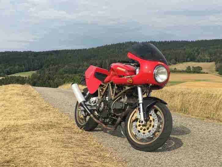 "REIFEN NEU" Ducati Cafe Racer 900 SS ie TT-Heck Habermann Retro