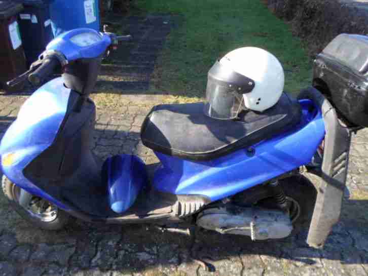 REX 50 Scouter Blau , Topcase , Helm,