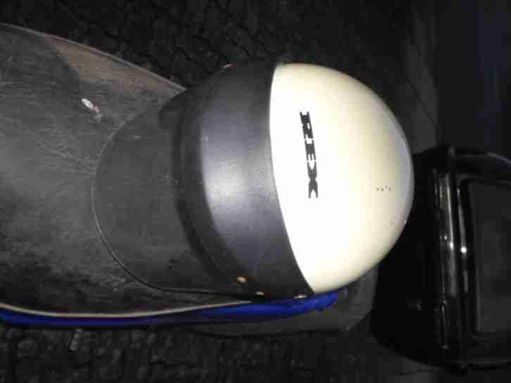 REX 50 Scouter / Roller Blau , Topcase , Helm, Bastlerfahrzeug, Schlachten,