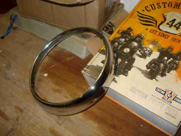 ROAD KING LAMPENRING - CHROM - VORNE - SEHR GUT