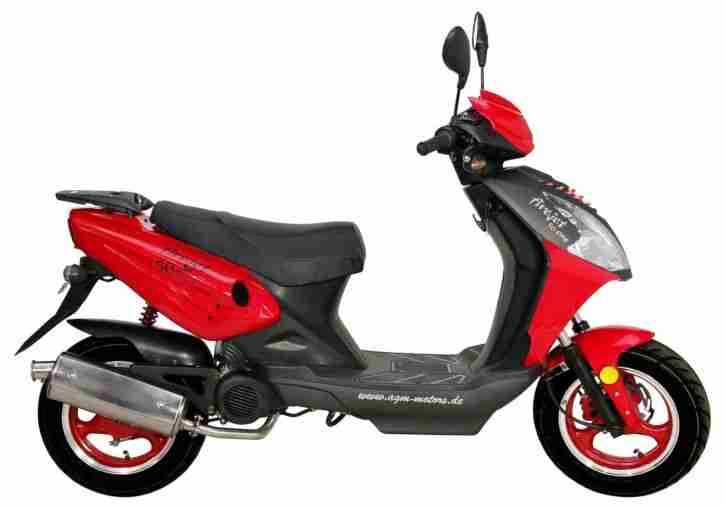 ROLLER 25km/h 50ccm 2 Takt - FIREJET-MOTORROLLER - SCOOTER - MOKICK - MOFA -