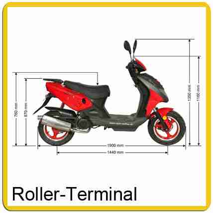 ROLLER 45km/h SPORT - MOTORROLLER - SCOOTER - MOKICK - MOFA - 50ccm 2 Takt