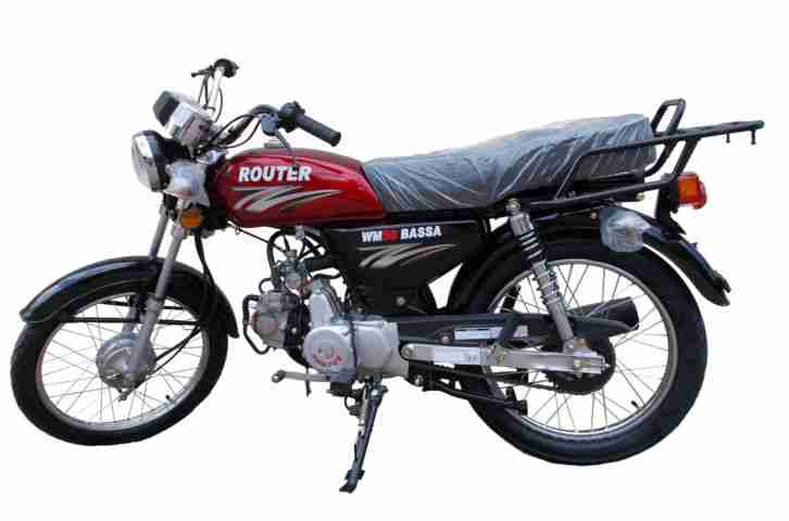 ROMET BASSA WM 50 Naked Bike 50ccm 4-Takt Motorrad Moped 2 FARBEN NEUFAHRYEUG