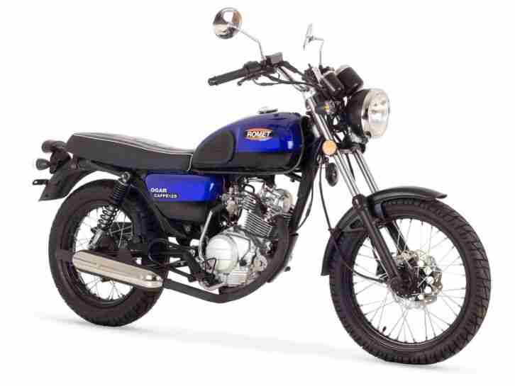 ROMET OGAR CAFFE Bike 50 ccm 125 ccm 4-Takt Motorrad Moped Roller NEU