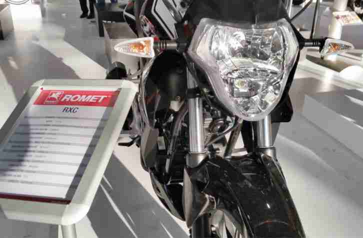 ROMET RXC NAKED BIKE 125 ccm Motorrad, SCHWARZ, NEUFAHRZEUG mit Tageszulassung