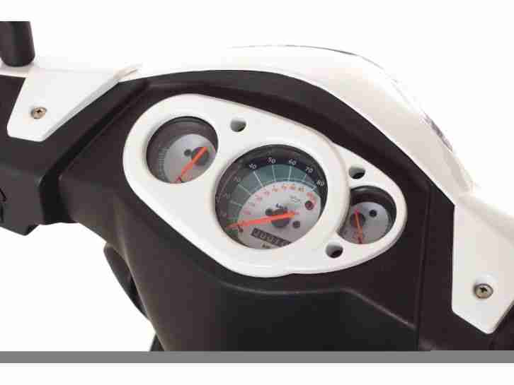 ROMET WHITE CITY 50 ccm MOTORROLLER fahrfertig montiert