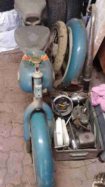 Rabeneick LM 100/3 Baujahr 1957 mit 97er Sachs Motor, Top Zustand, zerlegt