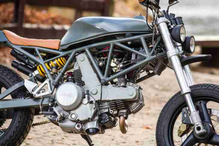 Radical Ducati SS750 Scrambler Tracker Custombike Streetfighter umbau + shipping