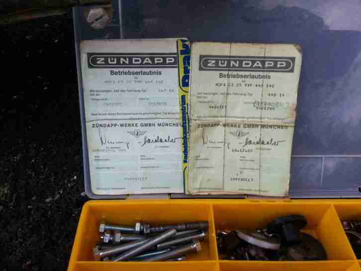 Rennmofa - Motocross - viele Ersatz- und Originalteile - Zündapp CS25 - Mofa