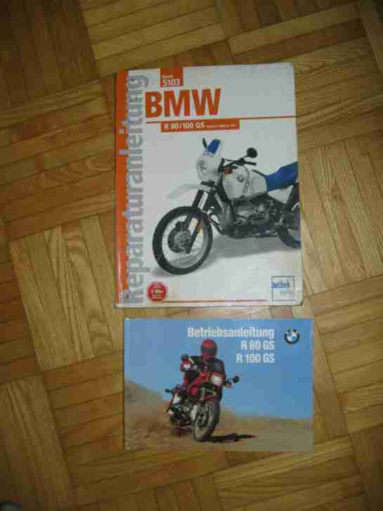 Reparaturanleitung Motorrad BMW R80/100GS, + Betriebsanleitung, Baujahr 88-97