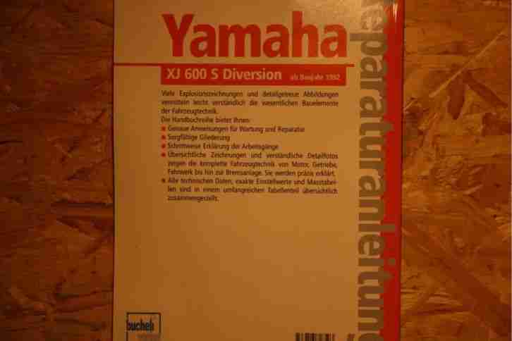 Reparaturhandbuch Yamaha Diversion 600