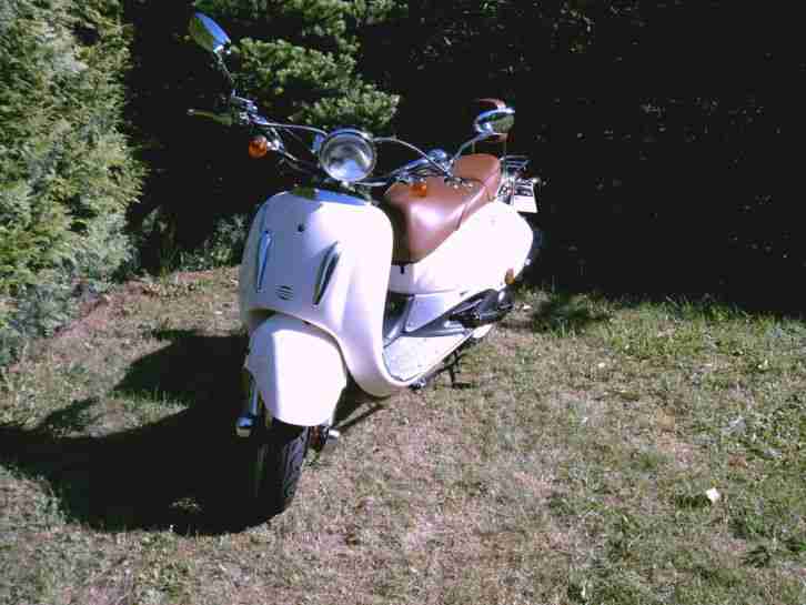 Retroroller Viertakter Modell TITANO 50 ccm von MOTOWORX; Kaufdatum 19.03.2014
