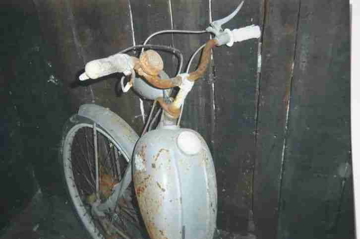 Rixe Standard aus 1955, Moped, nicht komplett, fehlt hinteres Rad, Sachs-Motor