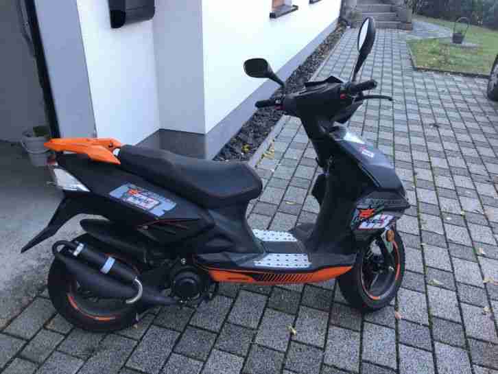 Roller Explorer Speed 50 Schwarz Orange | 513 km | Sehr guter Zustand