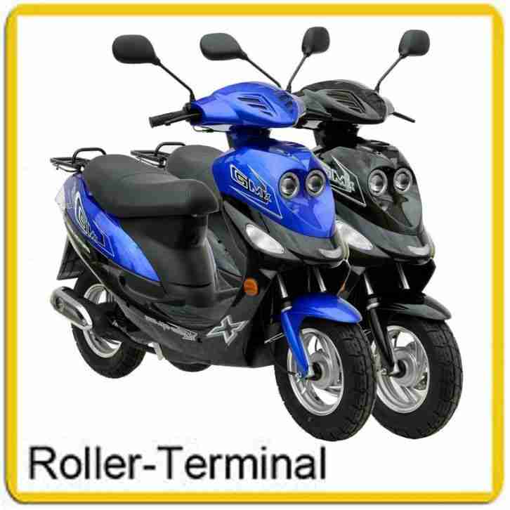 Roller GMX 550bl 45km/h Motorroller - Scooter - Mokick - Mofa - 50ccm 4 Takt