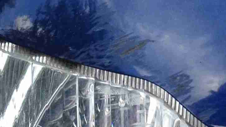 Roller Suzuki AN 125 U, lila, mit Kickstarter und Topcase, knapp 11.100 km,