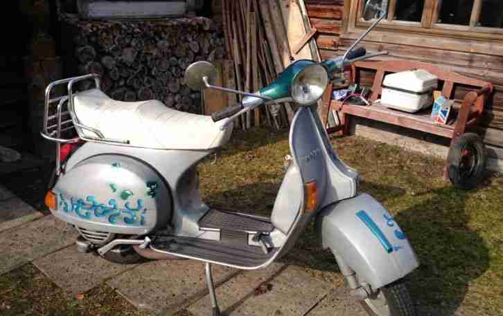 Roller Vespa Piaggio PX 80 135ccm für Bastler 34 Jahre alt Oldtimer 7 KW