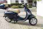 Roller Vespa Primavera 50 2T Blau mit