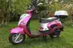 pink weiß 0 Km 50 ccm für Mädchen