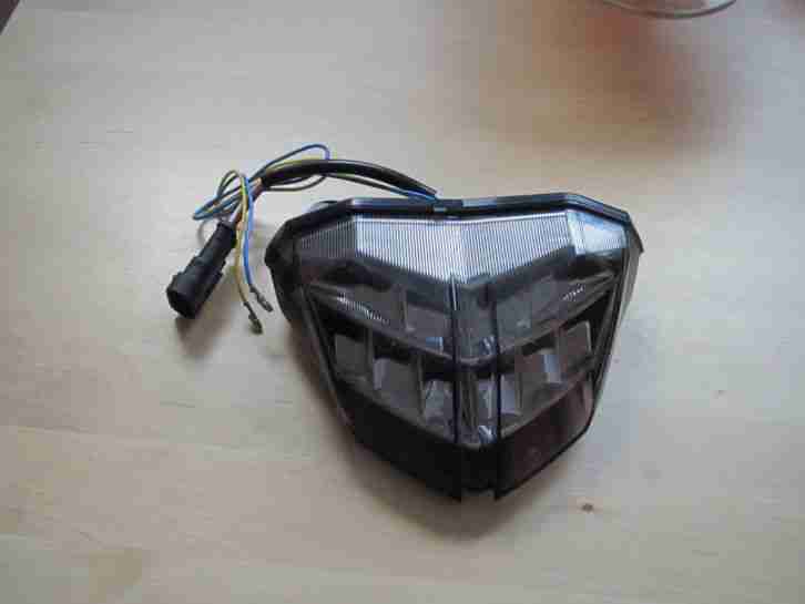 Rücklicht schwarz Ducati Streetfighter LED mit Blinker