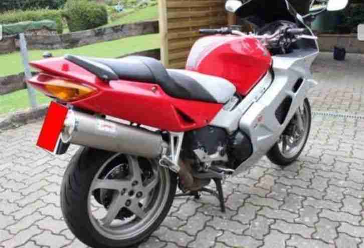 SCHLACHTFEST Honda VFR800 MOTOR TOP TEILE + ZUBEHÖR BOS BAGSTER LENKERUMBAU