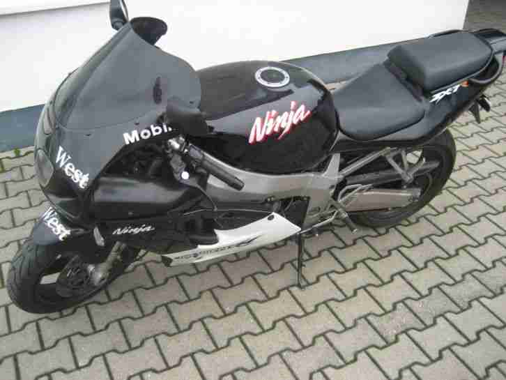 SCHLACHTFEST Kawasaki ZX-7R NINJA + Motor + Sonder-Lacksatz "WEST" + Teile