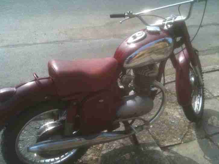 SELTEN JAWA 250 SIX DAYS, TYP 554, 1958, OHNE PAPIEREN