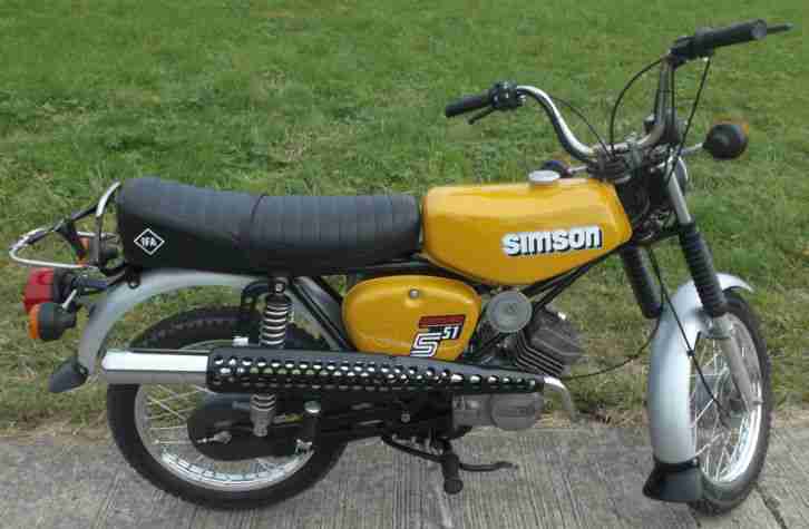 SIMSON Enduro S51E Bj. 1985 4-Gang top Zustand