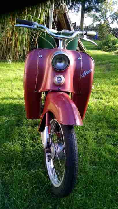 SIMSON KR 50, Ur-Schwalbe BJ 1960, erikarot