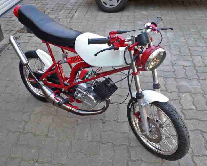 SIMSON Rennmoped 18PS * RZT SVI 90 * VAPE * Scheibenbremse *Zentralfederbein S51