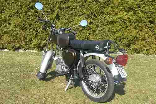 SIMSON S50 B2 Edelstahl-Tuning V2A Komfort NEUAUFBAU BMW-Metallic-Lack Unikat!