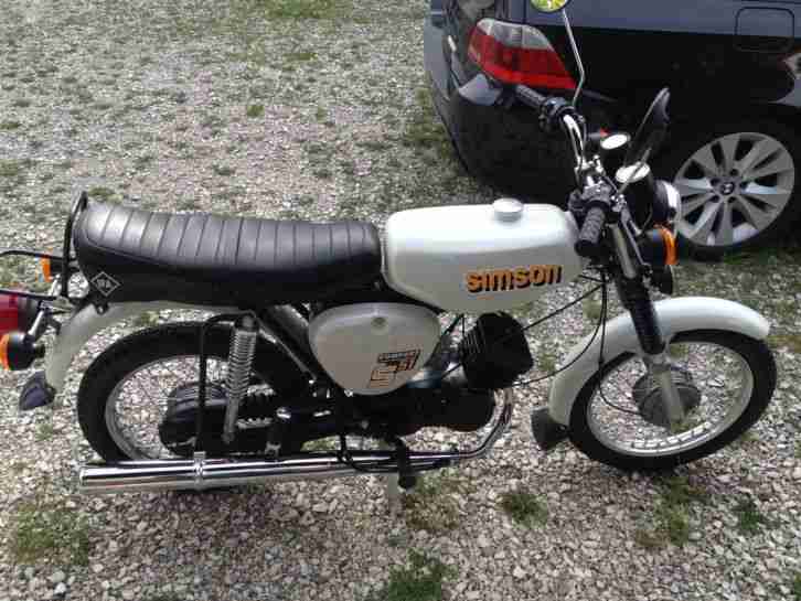 SIMSON S51/1C1-H COMFORT!!KOMPLETT NEUAUFBAU 2015!BJ:1989!4 GANG!HS1!12VOLT!TOP!