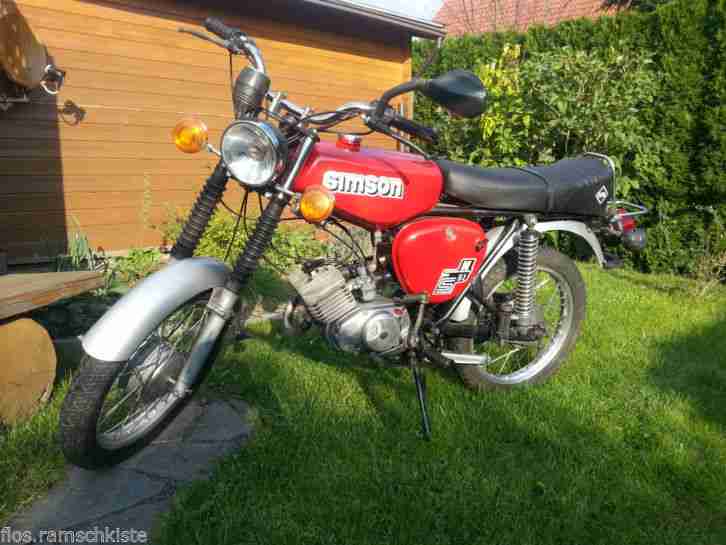 SIMSON S51 Enduro | Neu lackiert | Rot
