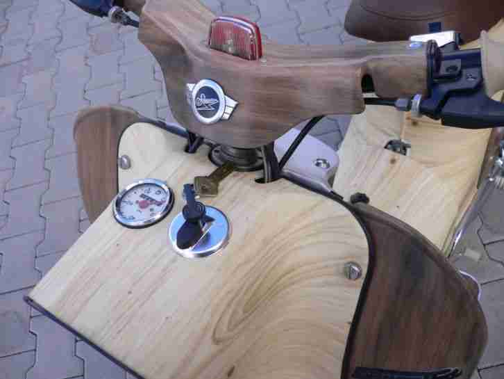 SIMSON Schwalbe KR 51/1 K Holzoptik - Handmalerei